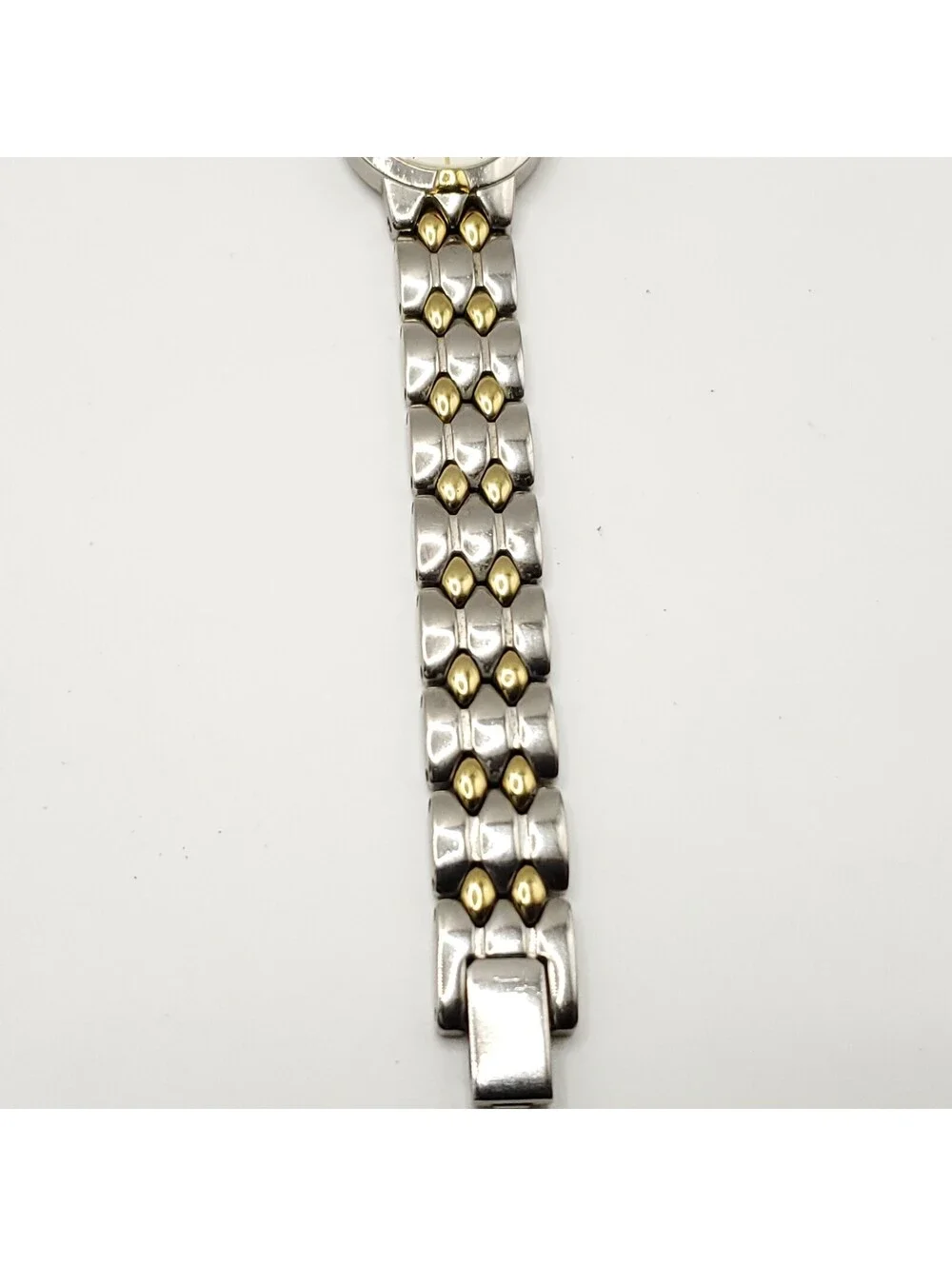 Citizen Quartz Womens Watch 20mm Two-Tone White Dial New Battery